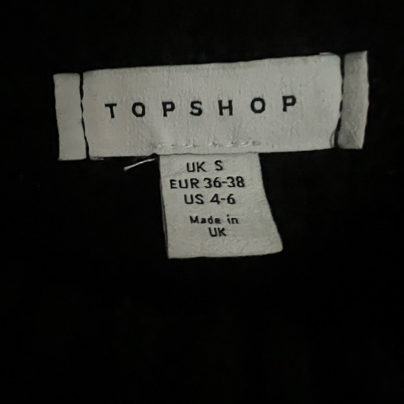 Topshop Chunky Black & Knit Sweater | Black & White Stripe | Oversized Pullover - Picture 3 of 5